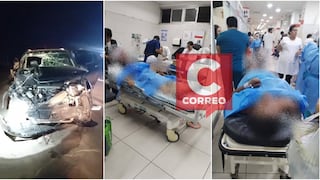 Ica: accidente entre camioneta y camión deja siete heridos, entre ellos un bebé