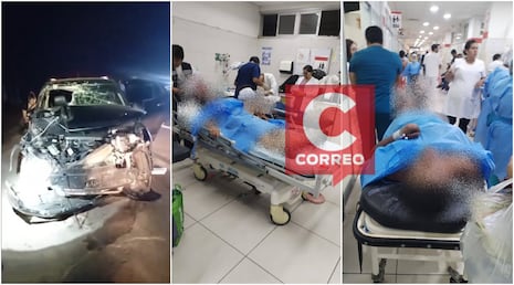 Ica: accidente entre camioneta y camión deja siete heridos, entre ellos un bebé