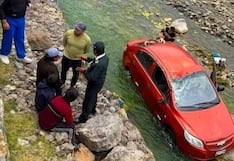Huancavelica: adulto mayor cae al río tras confundir freno con acelerador