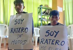 Puno: Ronderos arrestan a dos presuntos ladrones de motos