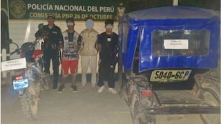 Piura: Detienen a presuntos integrantes de banda “Los roba motos de Los Algarrobos”