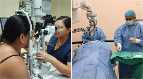 Ica: reducen embalse quirúrgico oftalmológico con más de 100 cirugías de cataratas
