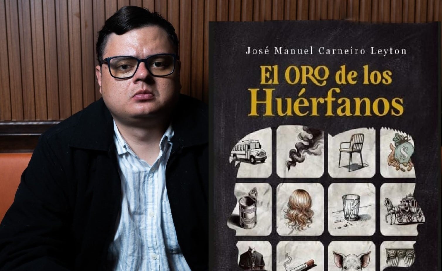 Un joven amante de la lectura, es José Manuel Carneiro.