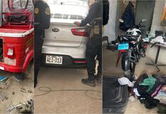 Ica: hallan guarida de vehículos robados en una vivienda en Pueblo Nuevo