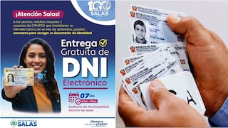 Ica: vecinos de Salas podrán recoger su DNI electrónico este 7 de diciembre