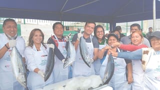 Alto Trujillo: entregan 2.5 toneladas de pescado