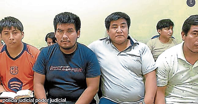 Investigados ya duermen en el penal de Chiclayo.