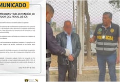 INPE inicia proceso disciplinario tras detención de trabajador por presunto soborno en penal de Ica