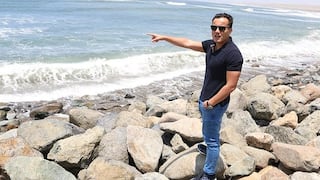 Richard Acuña recorre playas y dice que solución a erosión costera es de urgencia (VIDEO)  