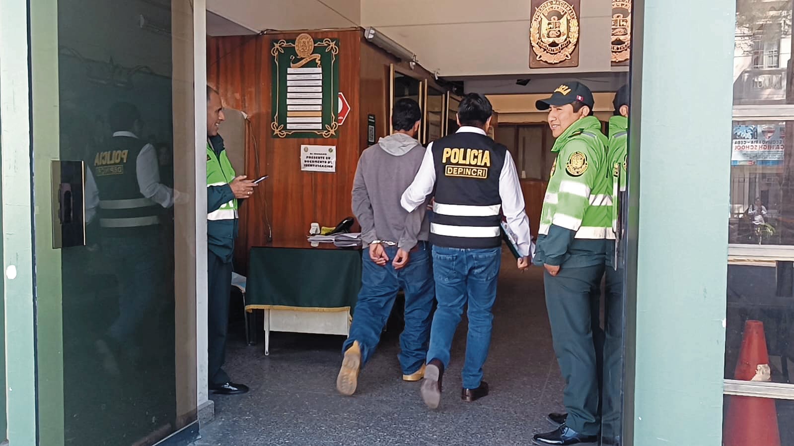Detenido por ataque a su pareja. (Foto: GEC)