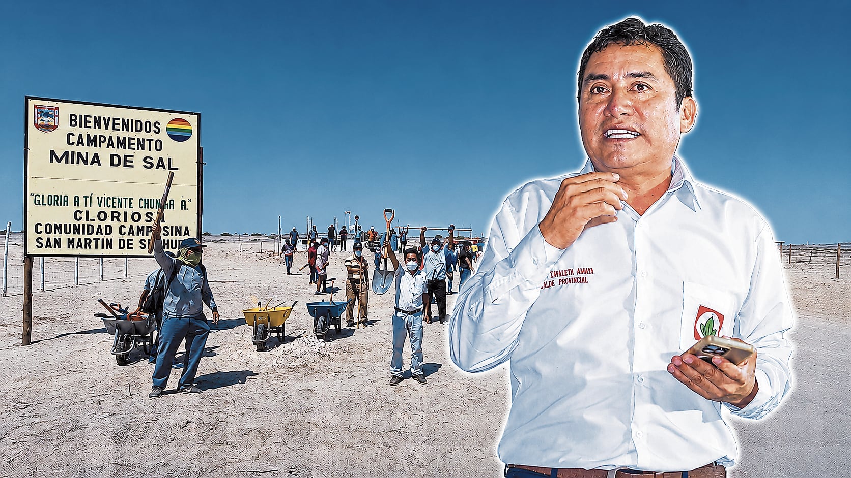 La organización criminal bloqueó la obra de gas en Piura