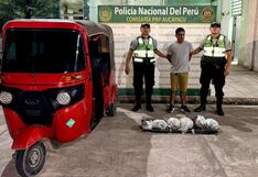Huánuco: hallan seis paquetes de marihuana en mototaxi