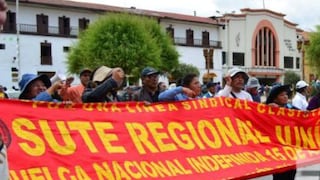SUTE Junín cuestiona reformas educativas y pide dialogo con el Ejecutivo