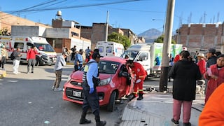 Arequipa: Choque entre auto y camión distribuidor de gas deja una joven muerta