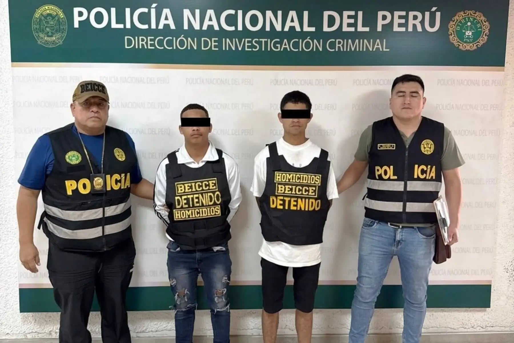 Caen extorsionadores que aterrorizaban a transportistas en Callao y San Martín de Porres. Foto: PNP.