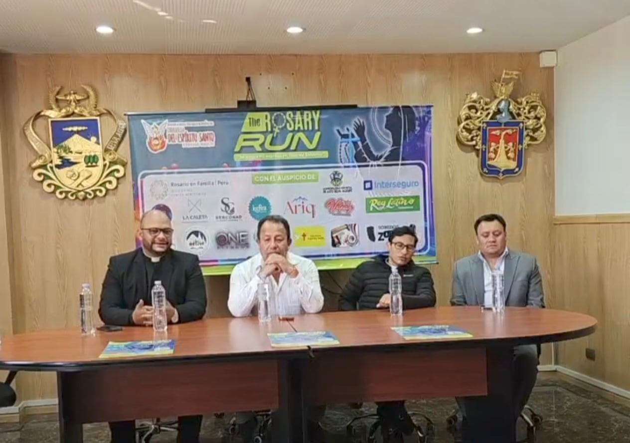 The Rosary Run Arequipa 2026 en el distrito de Alto Selva Alegre. Foto: GEC