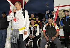 Alcalde de Pataz es recibido por más de cinco mil personas en Huamachuco (VIDEO)