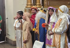 Navidad en Arequipa: Niños adoradores recorren nacimientos en iglesias (FOTOS)