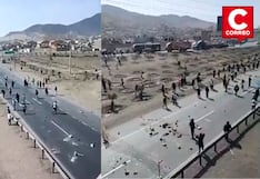 Pescadores bloquean Panamericana Sur en Pucusana en protesta por veda de la pota