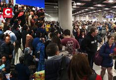Jorge Chávez: Largas colas en zona de embarque y desorden en ingreso a nuevo aeropuerto