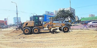 Importante vía se encontraba muy afectada.