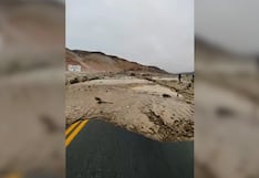 “No hay pasada”: Huaico bloquea la Panamericana Sur a la altura del túnel de Vitor (VIDEO)