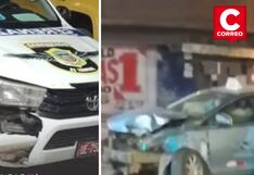 Sereno municipal protagoniza accidente de tránsito en Huancayo