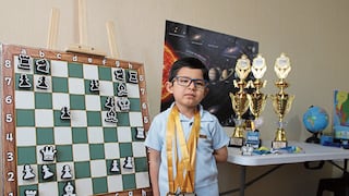 André, el niño que a los 5 años gana en torneos de ajedrez