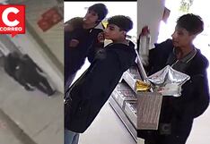 Cámaras captan robo de 27 mil soles a oficina de marketing y tienda en Huancayo