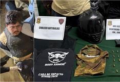 Ica: cae “César”, con arma de fuego, arsenal de municiones y chaleco antibalas