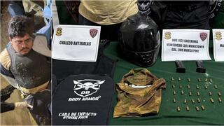 Ica: cae “César”, con arma de fuego, arsenal de municiones y chaleco antibalas
