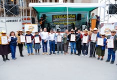 Arequipa: 638 comuneros reciben títulos de propiedad rural en Salamanca