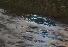 Sedapal garantiza calidad del agua tras presencia de espuma en el río Rímac
