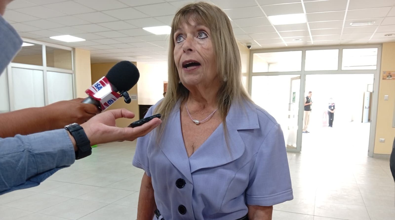 Presidenta de la Cámara de Comercio de Tacna, Corinne Flores Lemaire. (Foto: Adrian Apaza)