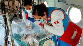Helicóptero trasladó a bebé con sepsis desde Manu hasta un hospital en Puerto Maldonado en Madre de Dios 
