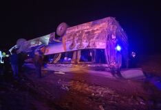 Accidente en Arequipa: 27 heridos y un fallecido tras volcadura de bus en Santa Rita de Siguas