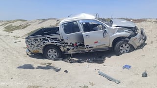 Piura: Despiste de camioneta dejó a cuatro personas heridas en Sechura