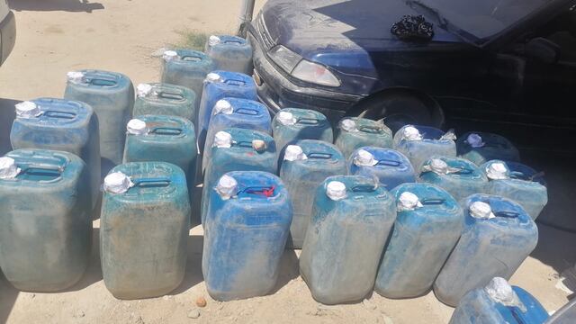 Sullana: Policía incauta combustible de contrabando 