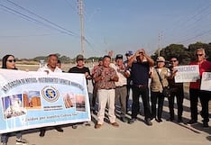 La Libertad: Protestan por retraso en obras de corredor vial