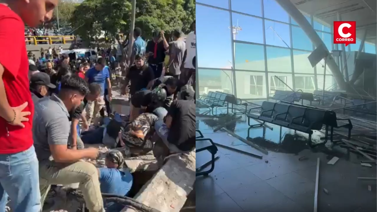 Terremoto en Colombia: impactantes videos muestran el momento del sismo y los daños que ocasionó. Composición: Diario Correo.
