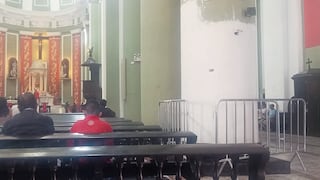 Retiro de pintura en columna de Catedral de Chiclayo genera dudas