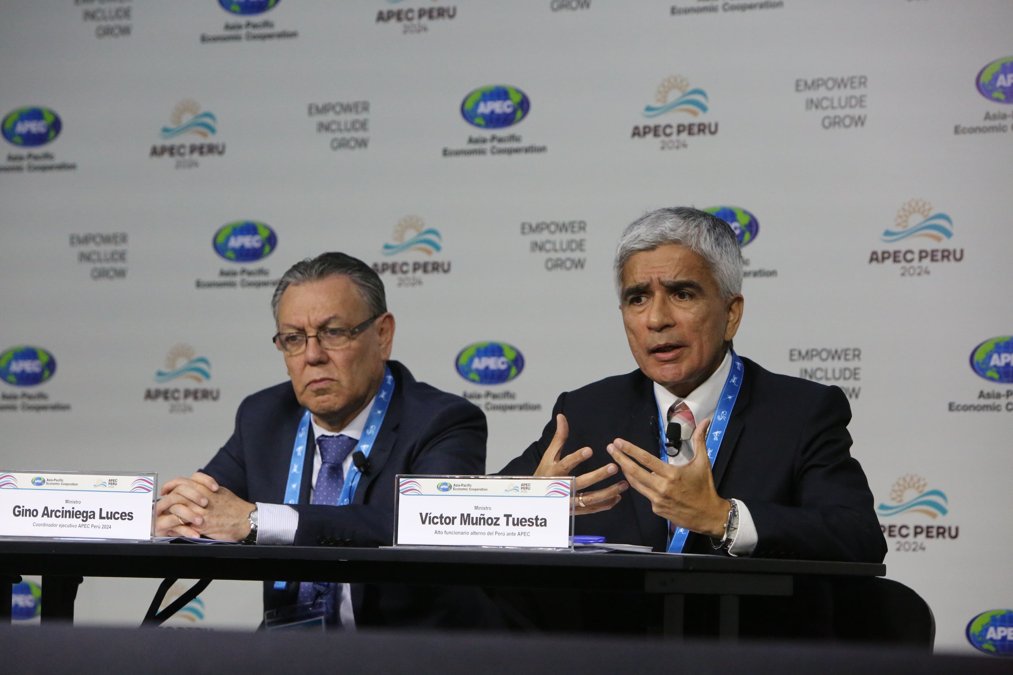 Víctor Muñoz Tuesta, alto funcionario alterno de Perú en Apec 2024. Foto: Leonardo Cuito.
