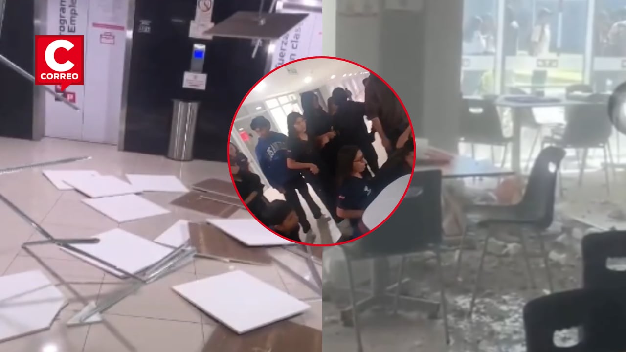 Un video difundido en redes sociales muestra a un joven aparentemente herido luego del fuerte movimiento telúrico que remeció la región Ica este martes al mediodía.