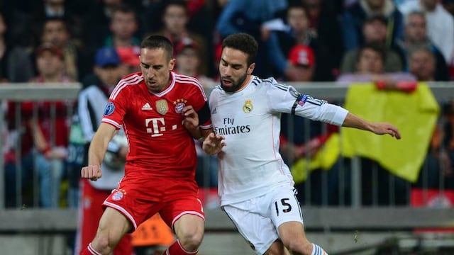 Real Madrid - Bayern Múnich: Ribery escupió y golpeó a Carvajal (Videos)