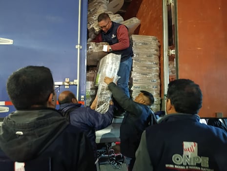 Material electoral llega a las ODPEs de la región Junín (FOTOS)