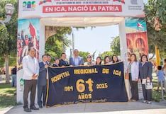 Hospital Regional de Ica celebra su 61º aniversario con participación en desfile cívico
