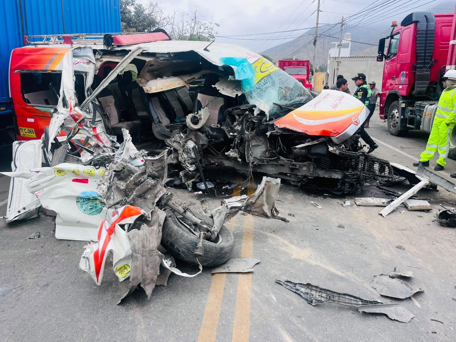 Accidente ocurrió a la altura del centro poblado de Menocucho, en la provincia de Trujillo.