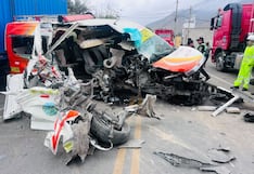La Libertad: Choque entre miniván y tráiler deja seis heridos