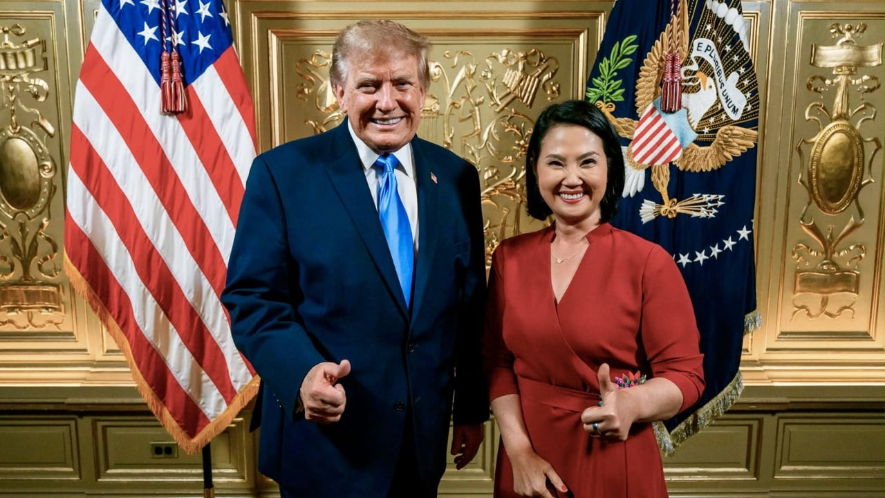 Keiko Fujimori resalta incorporación del Perú al Escudo de las Américas tras encuentro con Trump