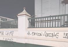Piden castigo para los que pintaron muros en Trujillo